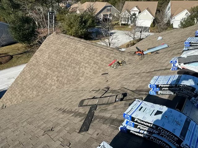 photo of roofing job completed