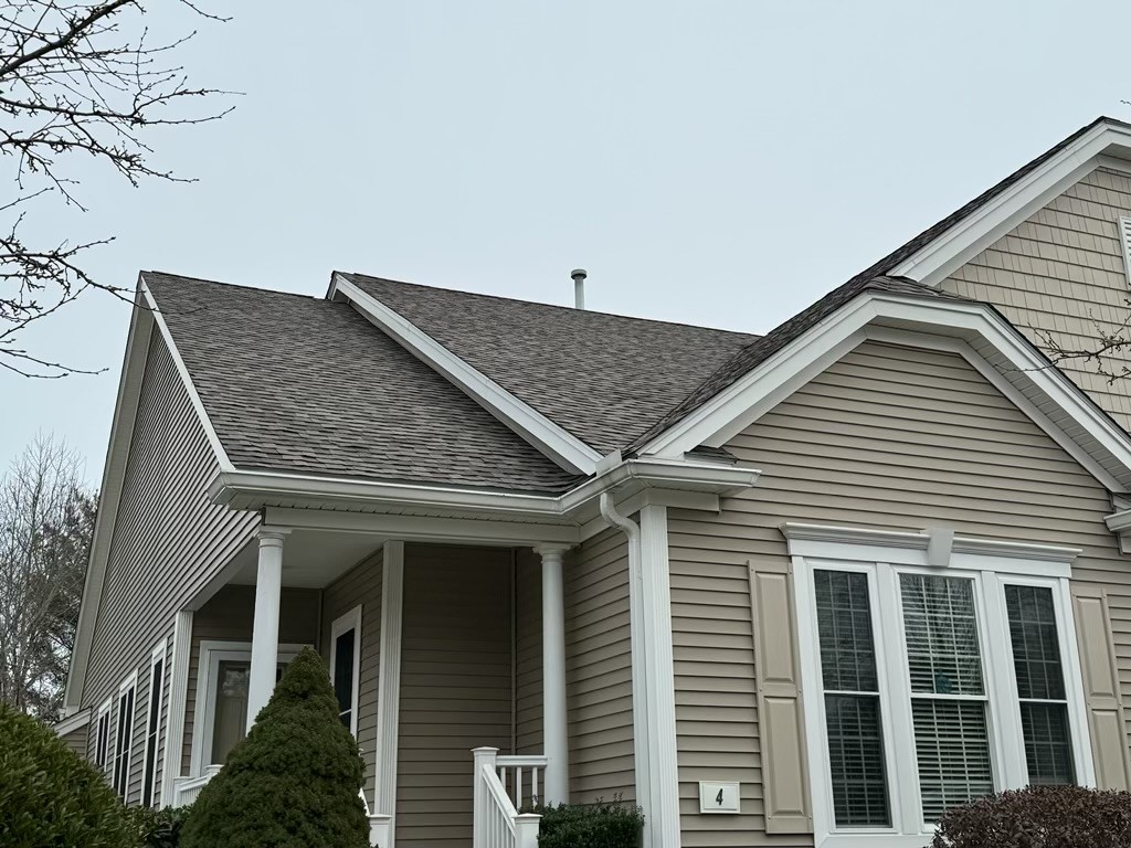 photo of roofing job completed in MA